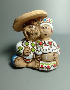 Парочка під брилем сидяча (9 см) - зображення 2