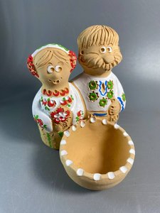 Пара молодят з сільничкою (9,5 см) - зображення 3