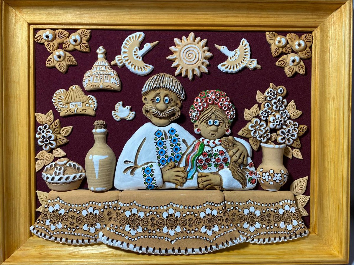 Молоді за столом (35*45 см) - зображення 1