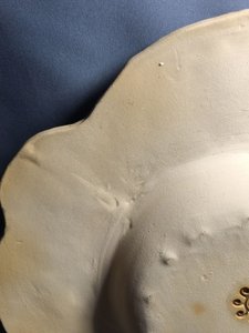 Блюдо Яскрава яблунька (39*40 см.) з незначною мікротріщинкою - зображення 1