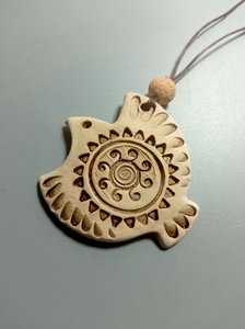Кулон "Сонячний птах" 5,5 см. - зображення 1