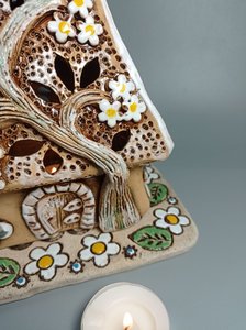Весняна аромахатинка з двома квітучими деревами (15 см) - зображення 4