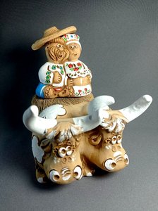 Пара на волах (16 см) - зображення 1