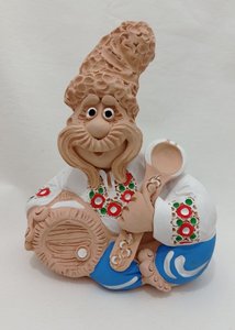 Дід сидить з бочкою в шапці (16-17 см) - зображення 2