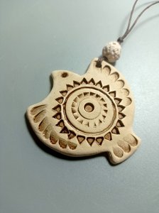 Кулон "Сонячний птах" 5,5 см. - зображення 2