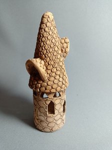 Замок одинарний для акваріуму з арочками на даху - зображення 2