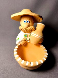 Дідусь в брилі з сільничкою та глечиком (14 см) - зображення 2