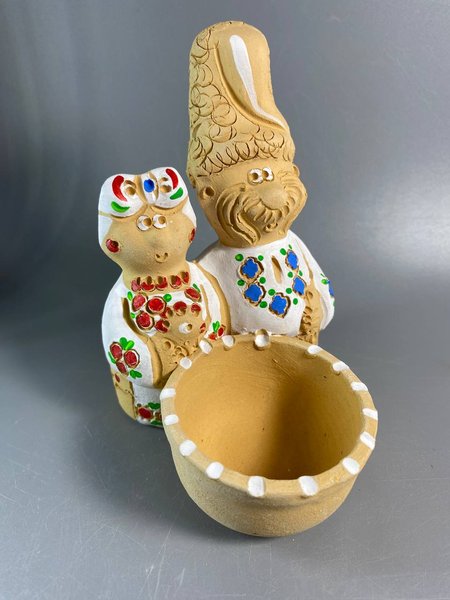 Пара з курочкою та сільничкою (12 см) - зображення 1