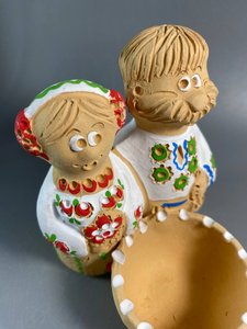 Пара молодят з сільничкою (9,5 см) - зображення 2