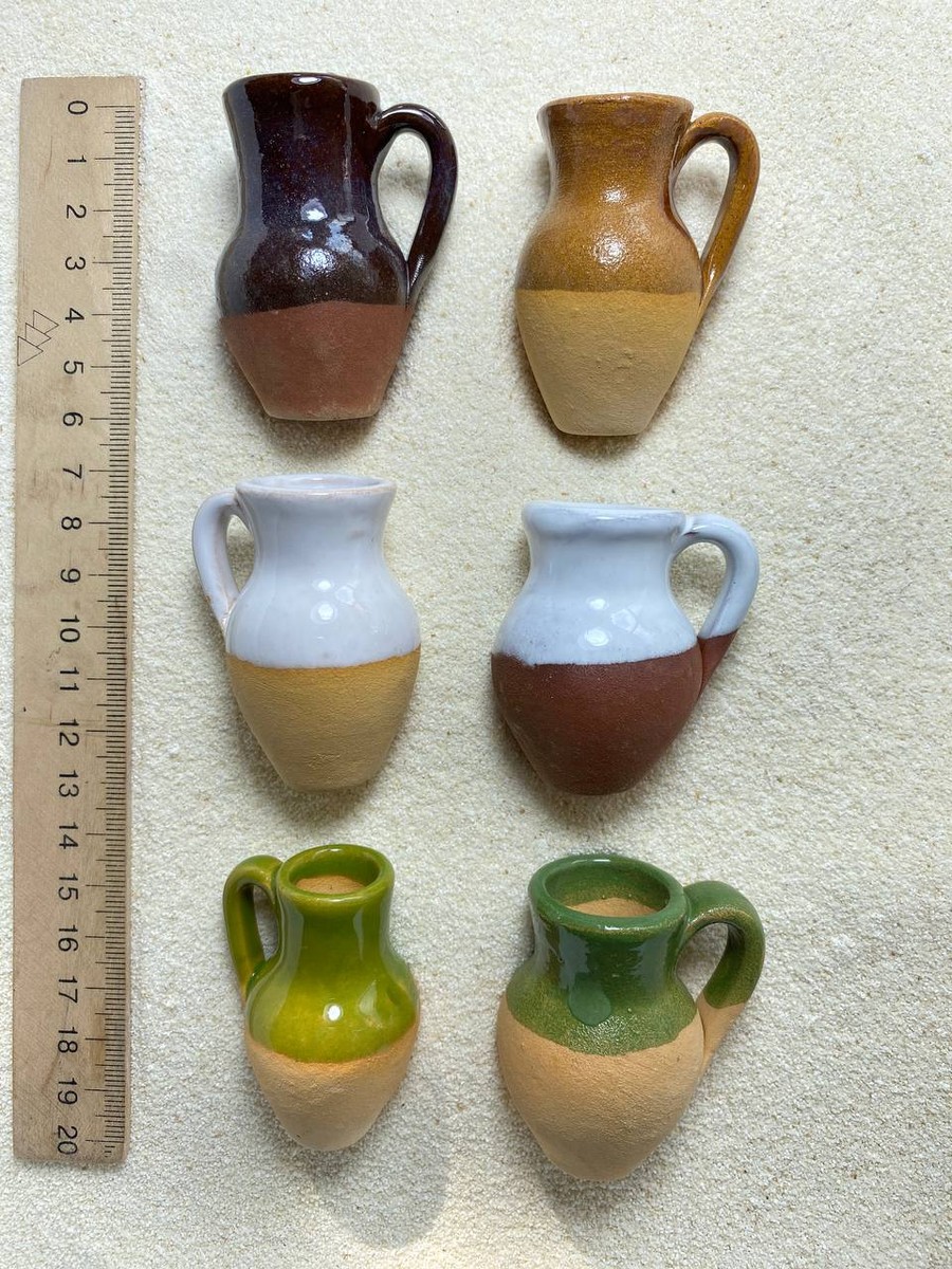 Глечик великий глазурований з ручкою (5-5,5 см) - зображення 1
