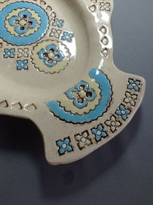 Велике блюдо "Риба Щедрість" (40 см. світле глазуроване) - зображення 5