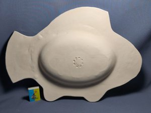 Блюдо Риба велика (47*32 см) з мікротріщинкою - зображення 1