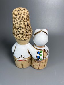 Парочка господар і господиня з курочкою (12 см) - зображення 2
