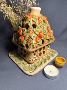 Хатинка з яблучками та лелеками (15 см) ціна зі знижкою 15% від 850 грн - зображення 2