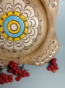 Велике блюдо "Птаха Берегиня" - зображення 5