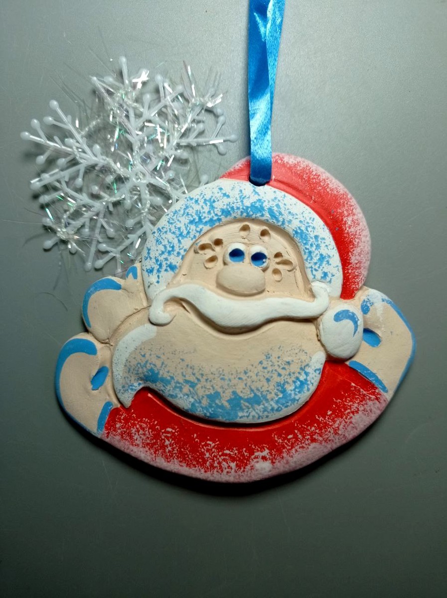 Санта Веселун (10 см. підвісочка) - зображення 1