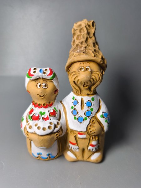 Парочка господар і господиня з варениками (11,5-12 см) - зображення 1