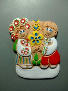 Магніт Парочка українських молодят (10 см) - зображення 2